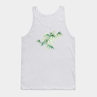 Retro Palm Leaves Tank Top